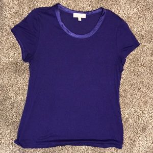 Purple shirt from Banana Republic